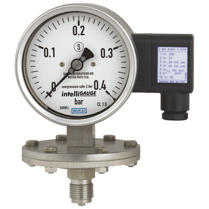 WIKA PGT43 Pressure Gauges with Electrical Output Signal