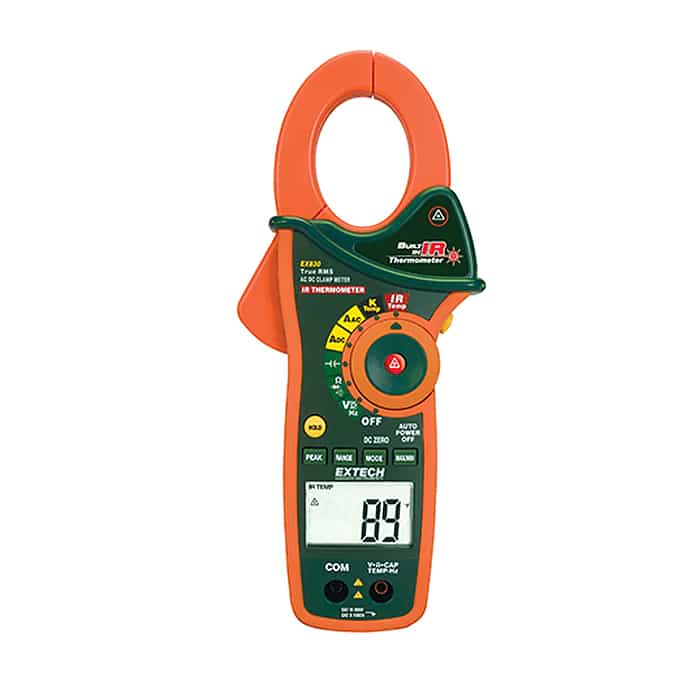 Extech-EX830-Clamp-Meter-IR-Thermometer