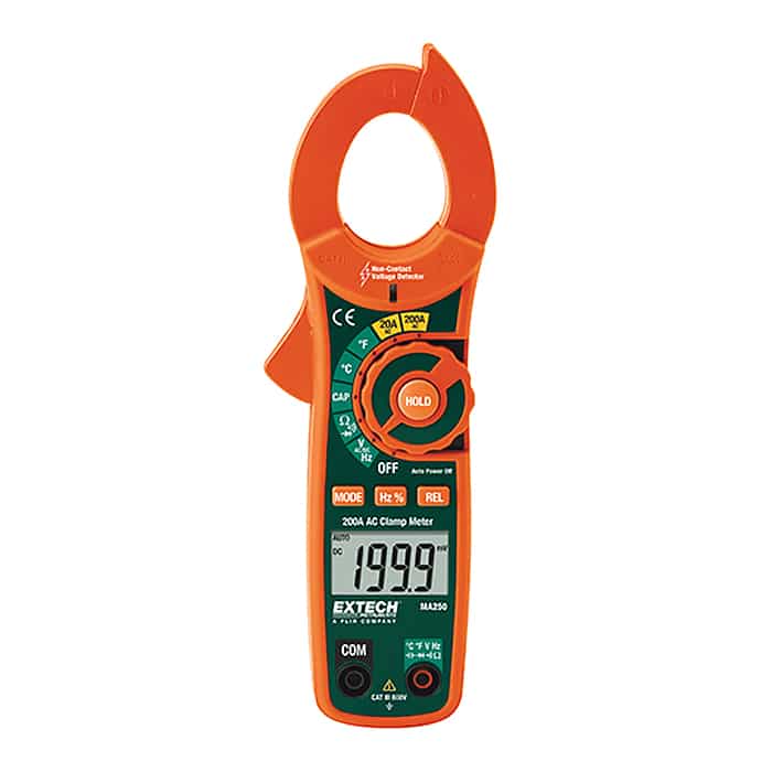 Extech-MA250-200A-AC-Clamp-Meter-+-NCV