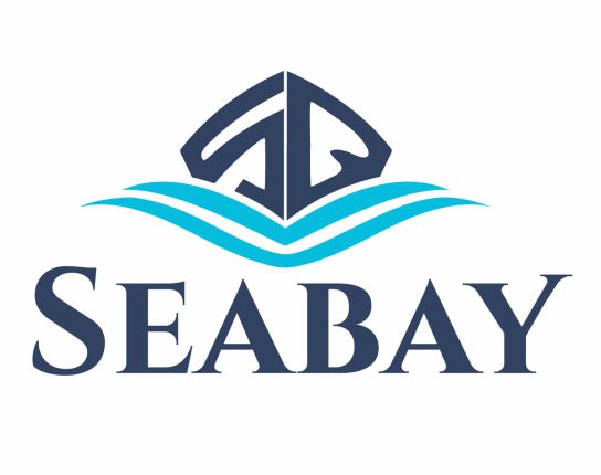 seabay original logo turquoise charcoal winner transparent BG