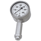 WIKA 990.30 Sterile Connection Diaphragm Seal Pressure Gauge