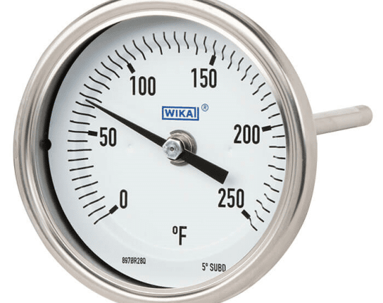 WIKA TG53 Bimetal Thermometer Axial connection
