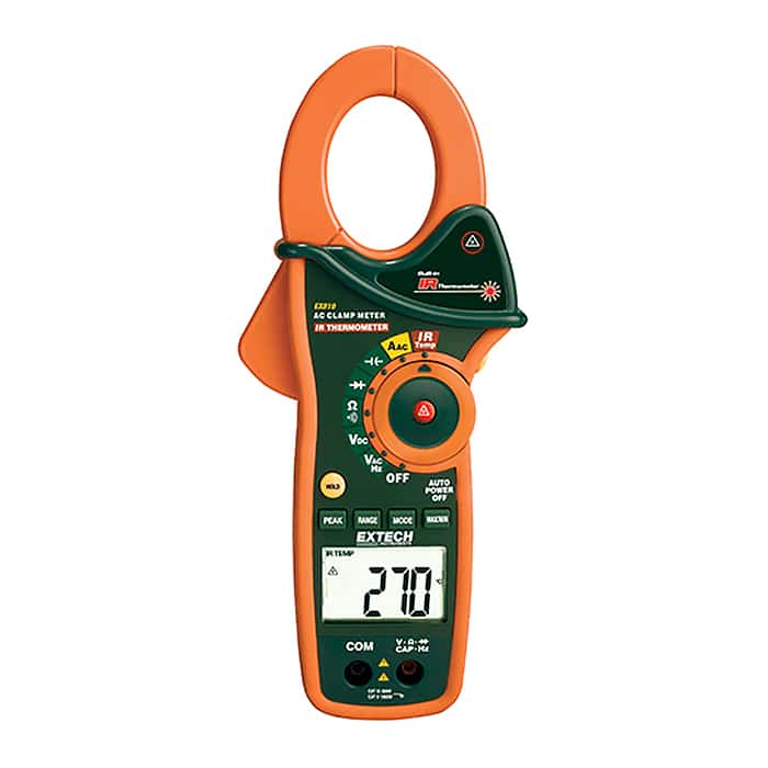 Extech-EX810-1000A-AC-Clamp-Meter-+-IR-Thermometer