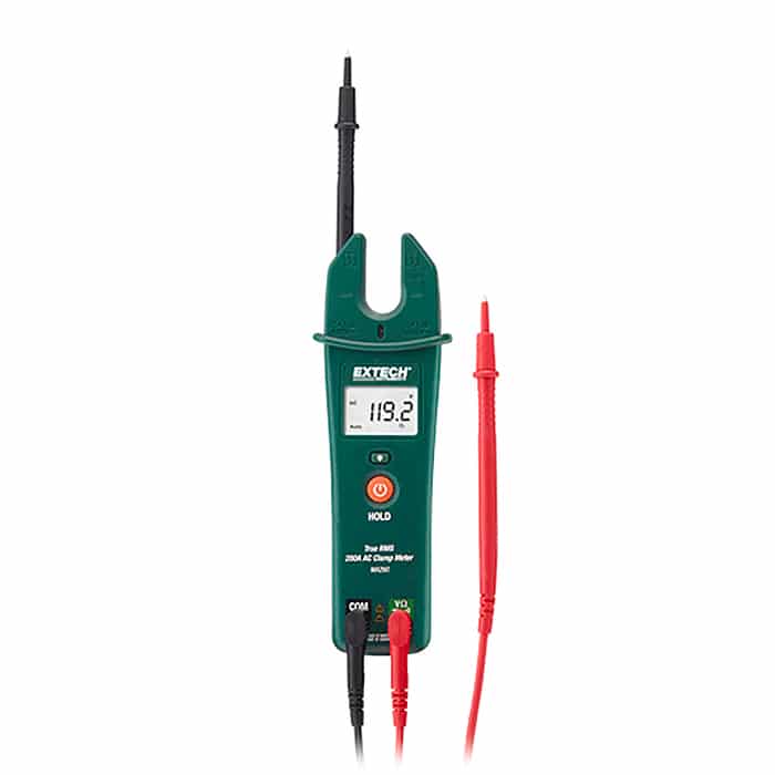 Extech-MA260-200A-True-RMS-AC-Open-Jaw-Clamp-Meter